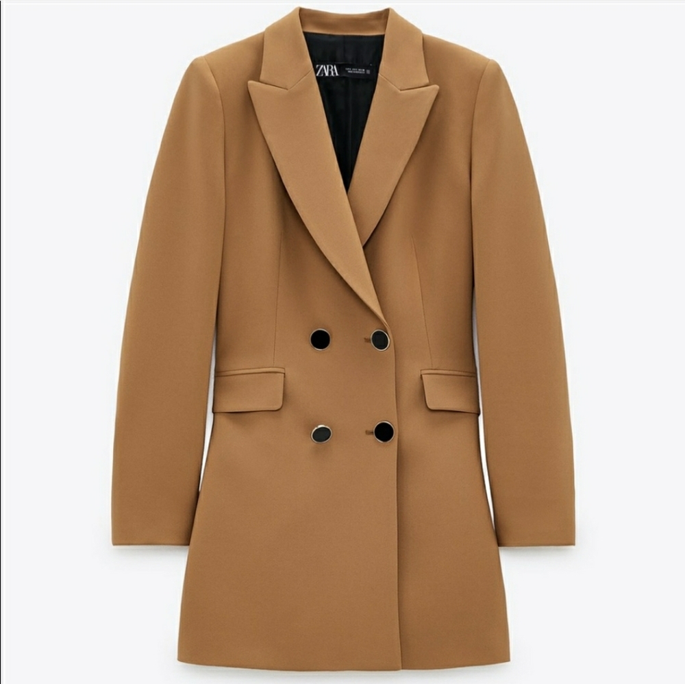 Zara double breasted coat - Picture 6 of 8